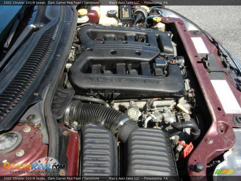 2002 Chrysler 300 M Sedan Dark Garnet Red Pearl / Sandstone Photo #5