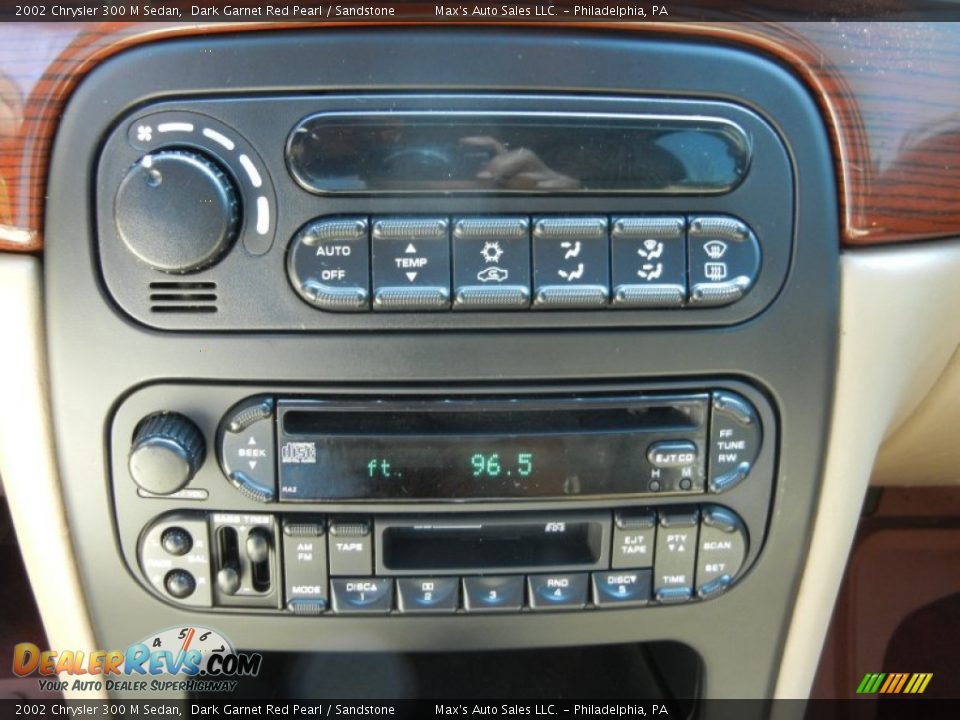2002 Chrysler 300 M Sedan Dark Garnet Red Pearl / Sandstone Photo #7