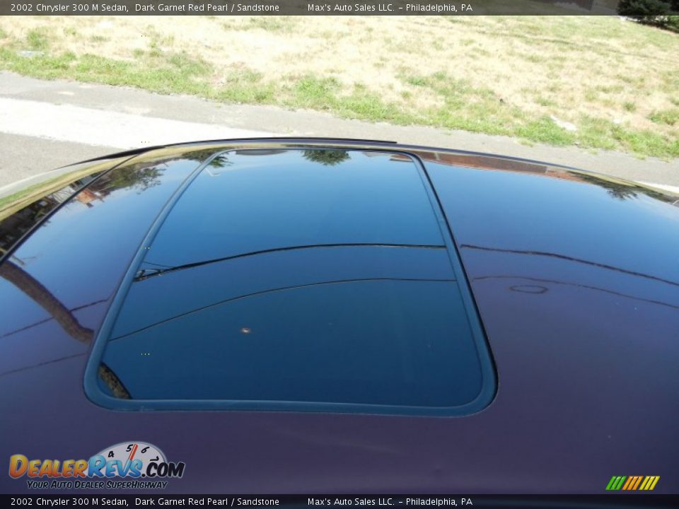 2002 Chrysler 300 M Sedan Dark Garnet Red Pearl / Sandstone Photo #9