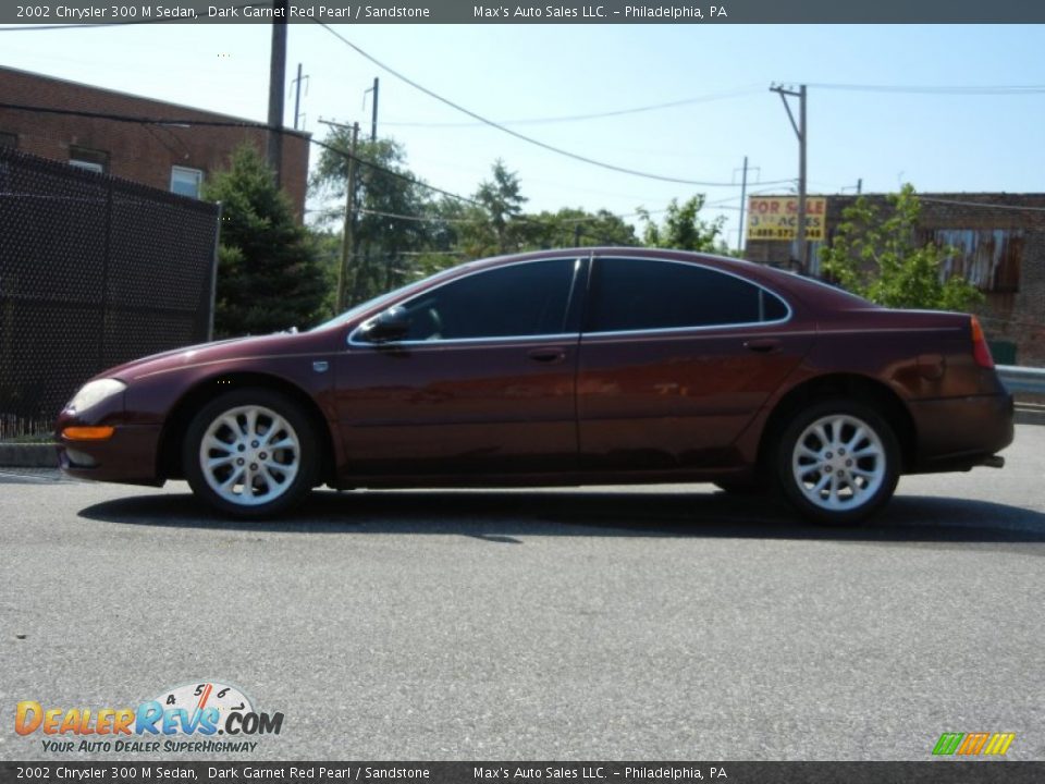 2002 Chrysler 300 M Sedan Dark Garnet Red Pearl / Sandstone Photo #11