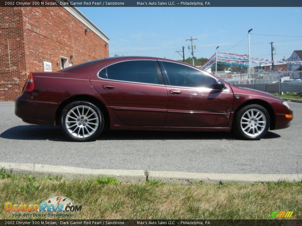 2002 Chrysler 300 M Sedan Dark Garnet Red Pearl / Sandstone Photo #13