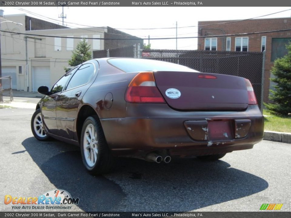 2002 Chrysler 300 M Sedan Dark Garnet Red Pearl / Sandstone Photo #14