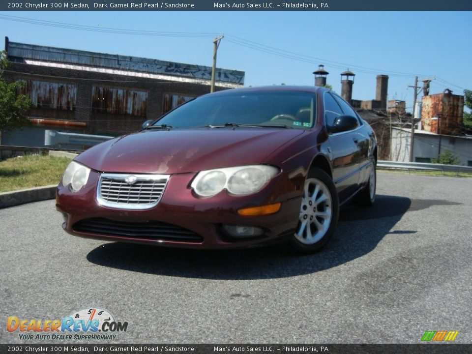 2002 Chrysler 300 M Sedan Dark Garnet Red Pearl / Sandstone Photo #15