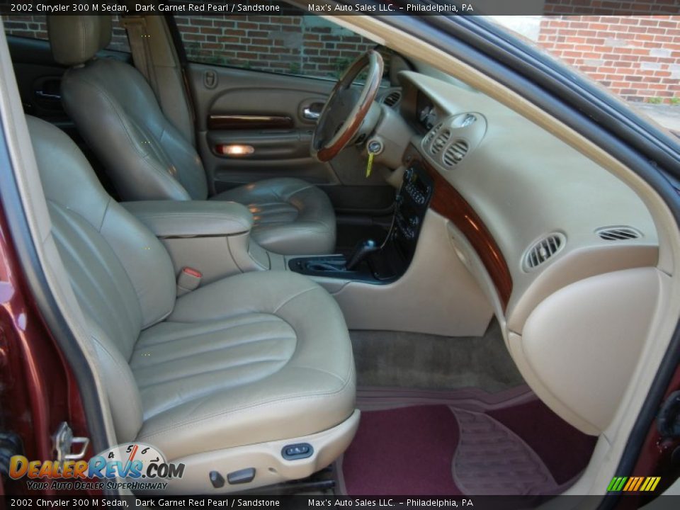 2002 Chrysler 300 M Sedan Dark Garnet Red Pearl / Sandstone Photo #22