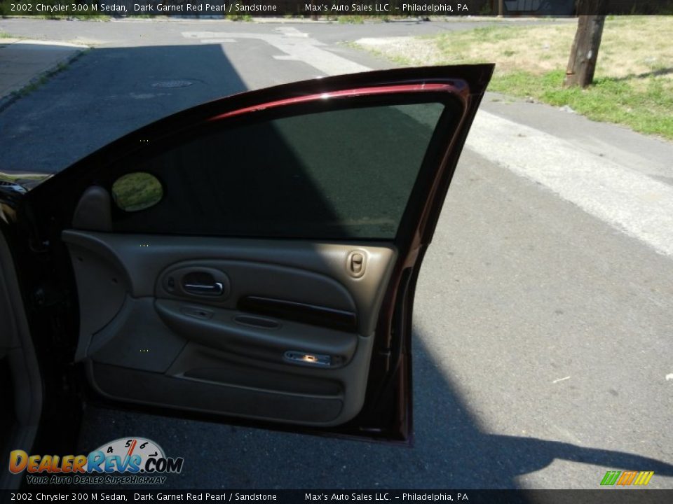 2002 Chrysler 300 M Sedan Dark Garnet Red Pearl / Sandstone Photo #26