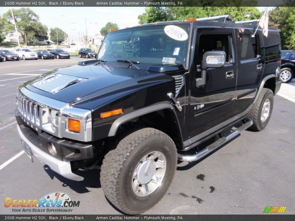 Front 3/4 View of 2008 Hummer H2 SUV Photo #2