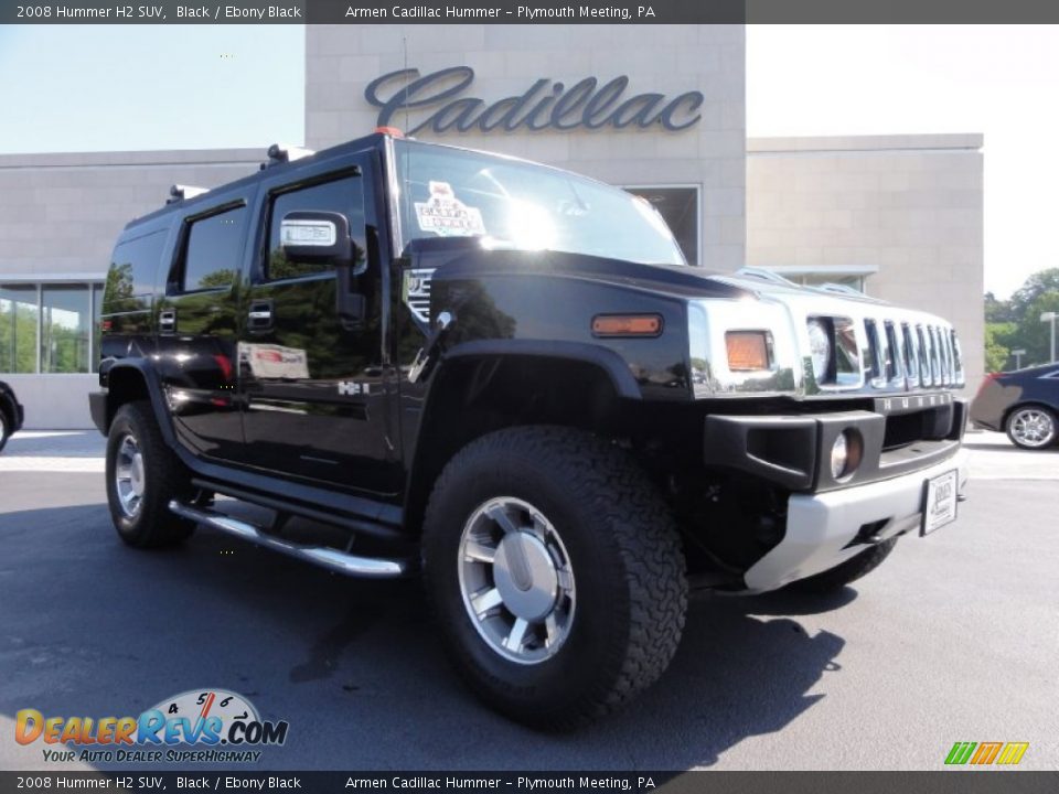 2008 Hummer H2 SUV Black / Ebony Black Photo #6