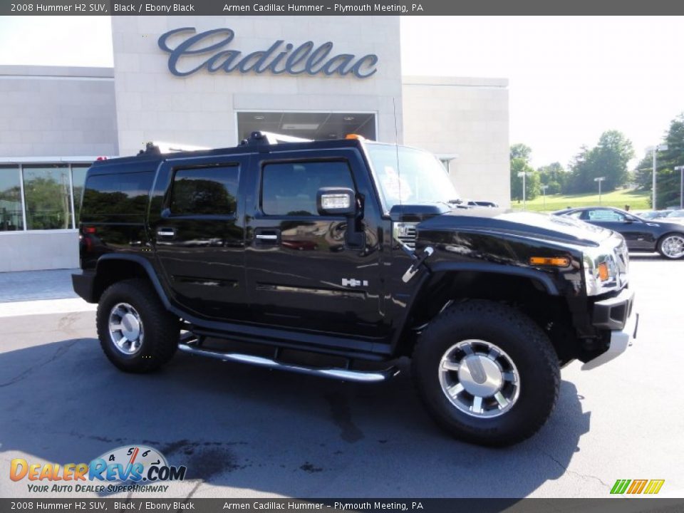 2008 Hummer H2 SUV Black / Ebony Black Photo #7