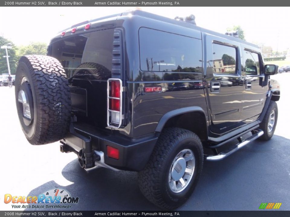 2008 Hummer H2 SUV Black / Ebony Black Photo #9