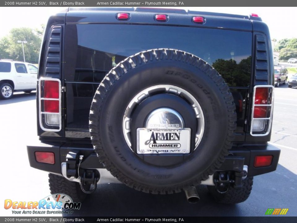 2008 Hummer H2 SUV Black / Ebony Black Photo #10