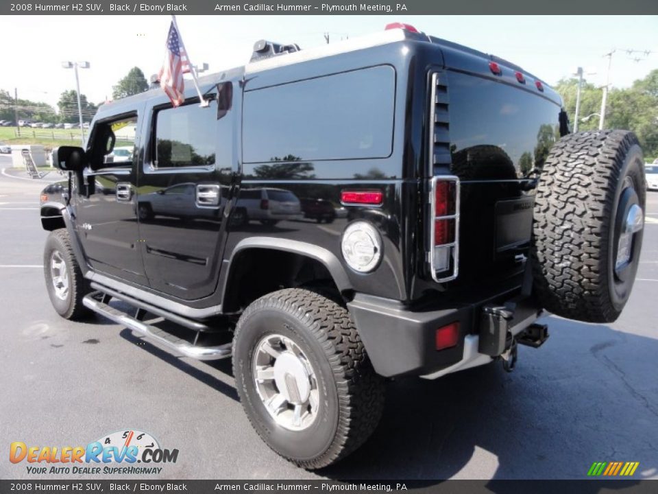 2008 Hummer H2 SUV Black / Ebony Black Photo #11