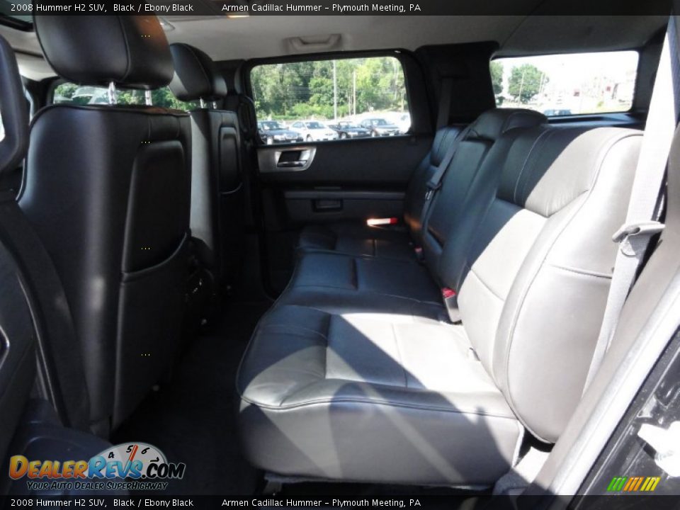 2008 Hummer H2 SUV Black / Ebony Black Photo #26