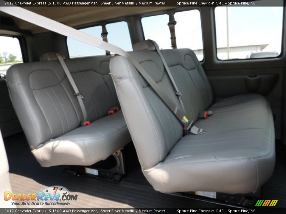 Rear Seat of 2012 Chevrolet Express LS 1500 AWD Passenger Van Photo 32