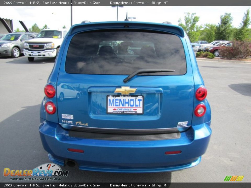 2009 Chevrolet HHR SS Blue Flash Metallic / Ebony/Dark Gray Photo #6