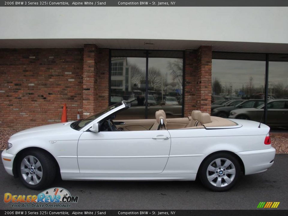 2006 BMW 3 Series 325i Convertible Alpine White / Sand Photo #2