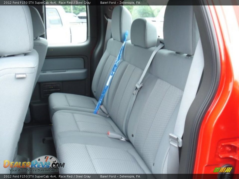 2012 Ford F150 STX SuperCab 4x4 Race Red / Steel Gray Photo #13
