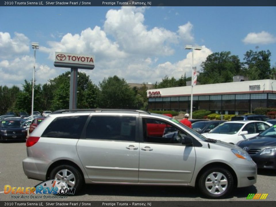 2010 Toyota Sienna LE Silver Shadow Pearl / Stone Photo #1