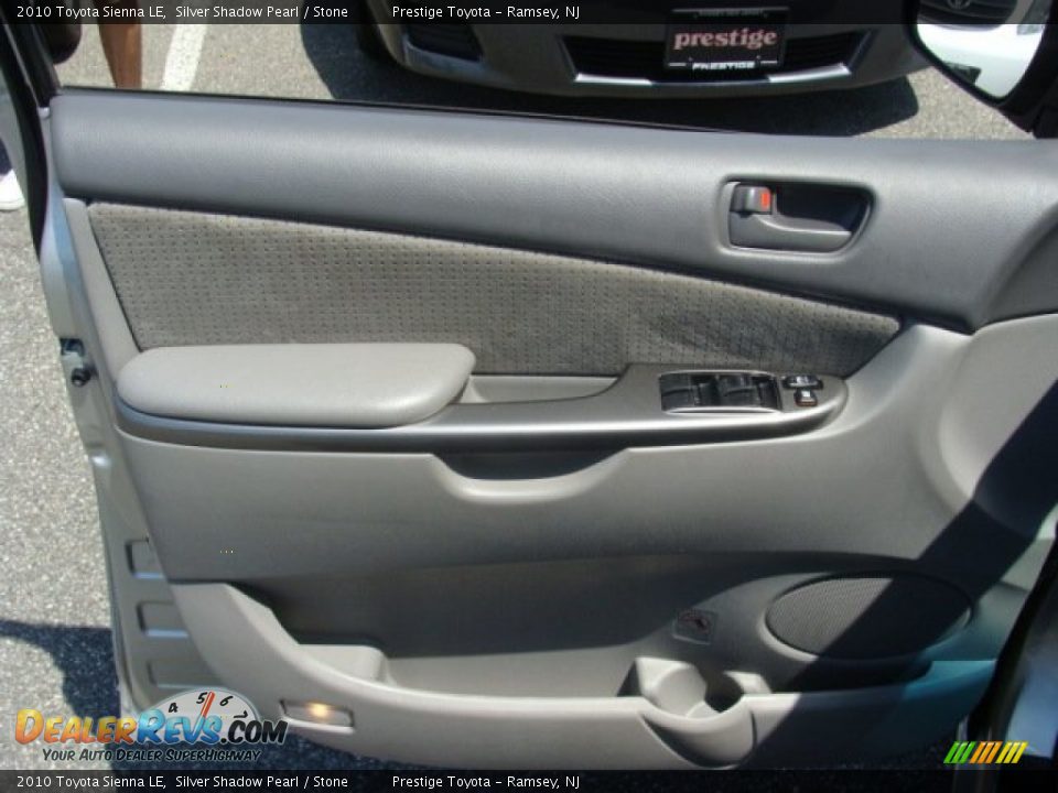 2010 Toyota Sienna LE Silver Shadow Pearl / Stone Photo #6
