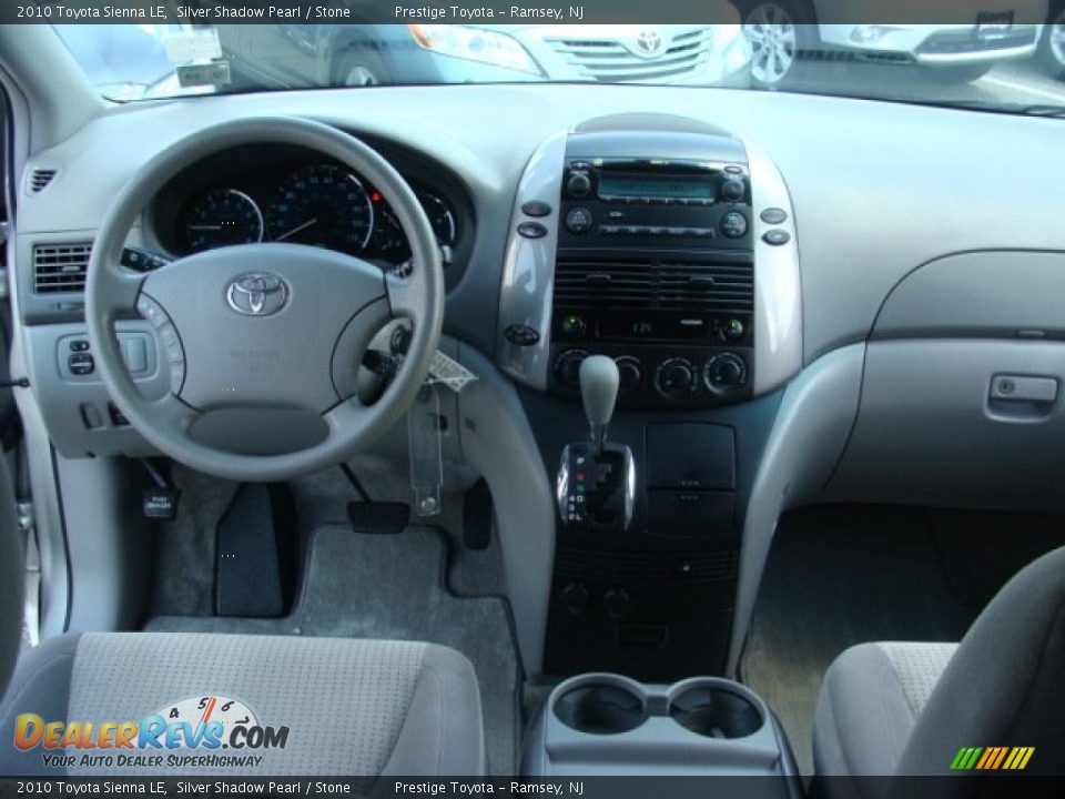 2010 Toyota Sienna LE Silver Shadow Pearl / Stone Photo #9