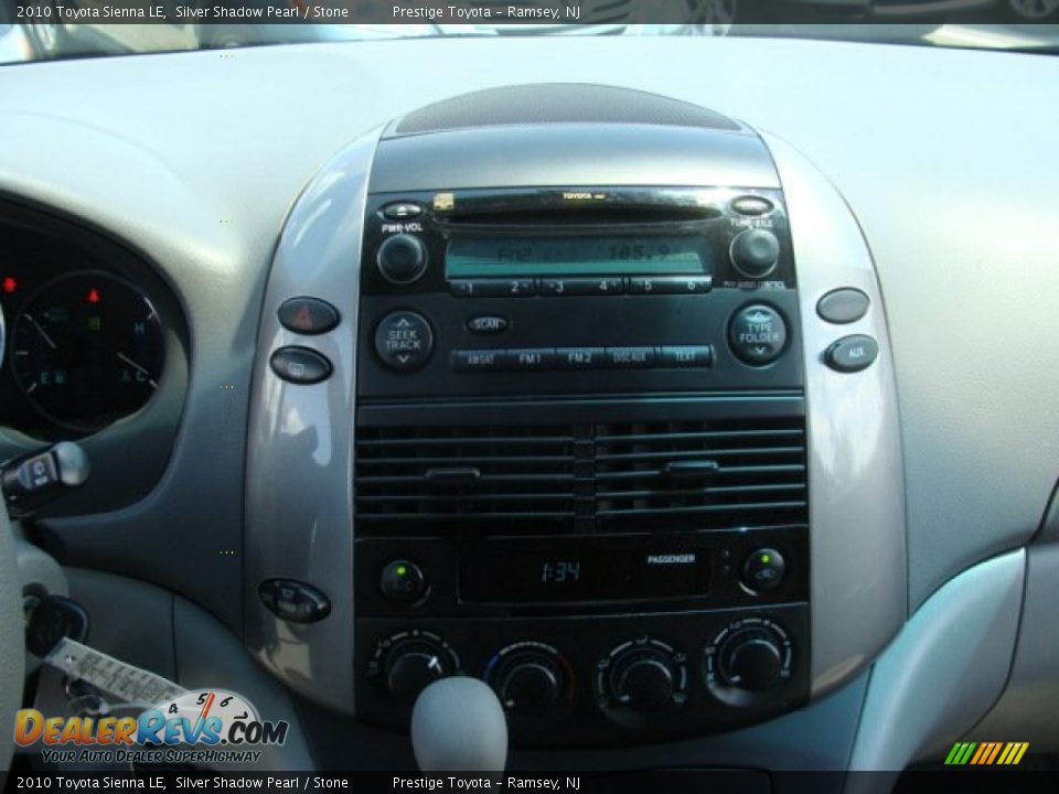 2010 Toyota Sienna LE Silver Shadow Pearl / Stone Photo #11