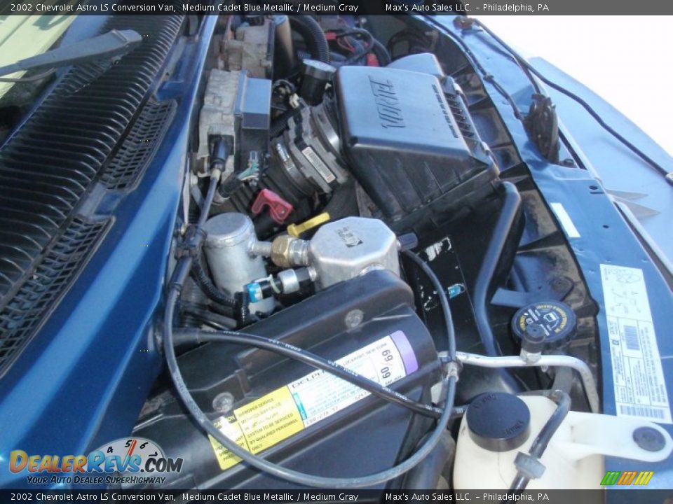 2002 Chevrolet Astro LS Conversion Van 4.3 Liter OHV 12-Valve V6 Engine Photo #7