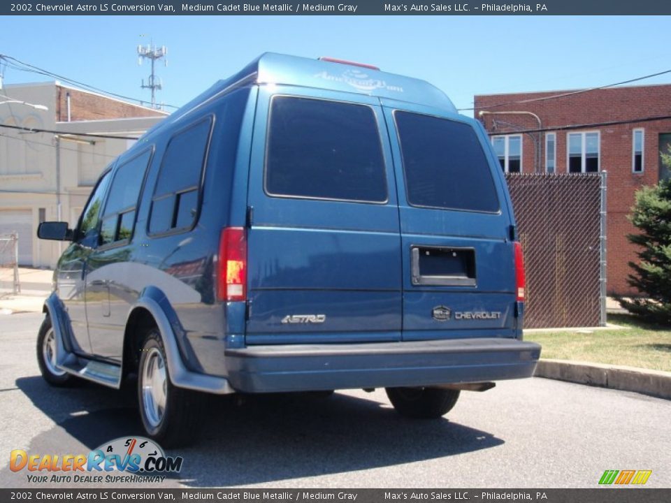 2002 Chevrolet Astro LS Conversion Van Medium Cadet Blue Metallic / Medium Gray Photo #18