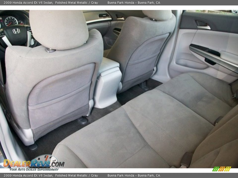 2009 Honda Accord EX V6 Sedan Polished Metal Metallic / Gray Photo #15