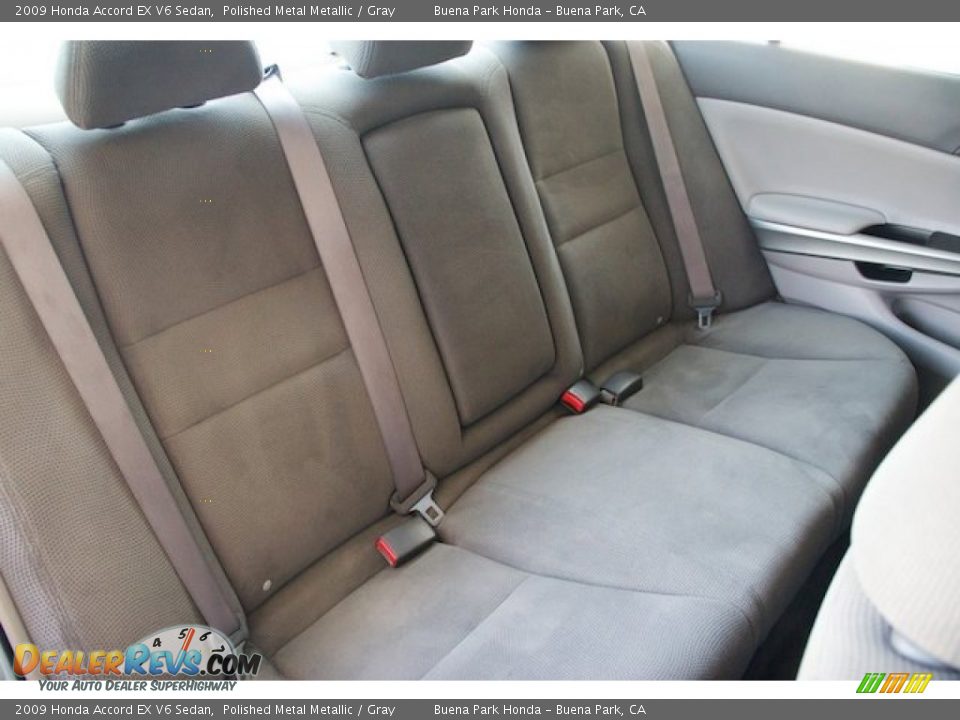 2009 Honda Accord EX V6 Sedan Polished Metal Metallic / Gray Photo #20