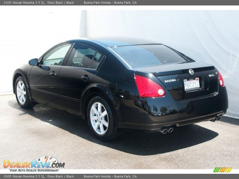 2005 Nissan Maxima 3.5 SL Onyx Black / Black Photo #2