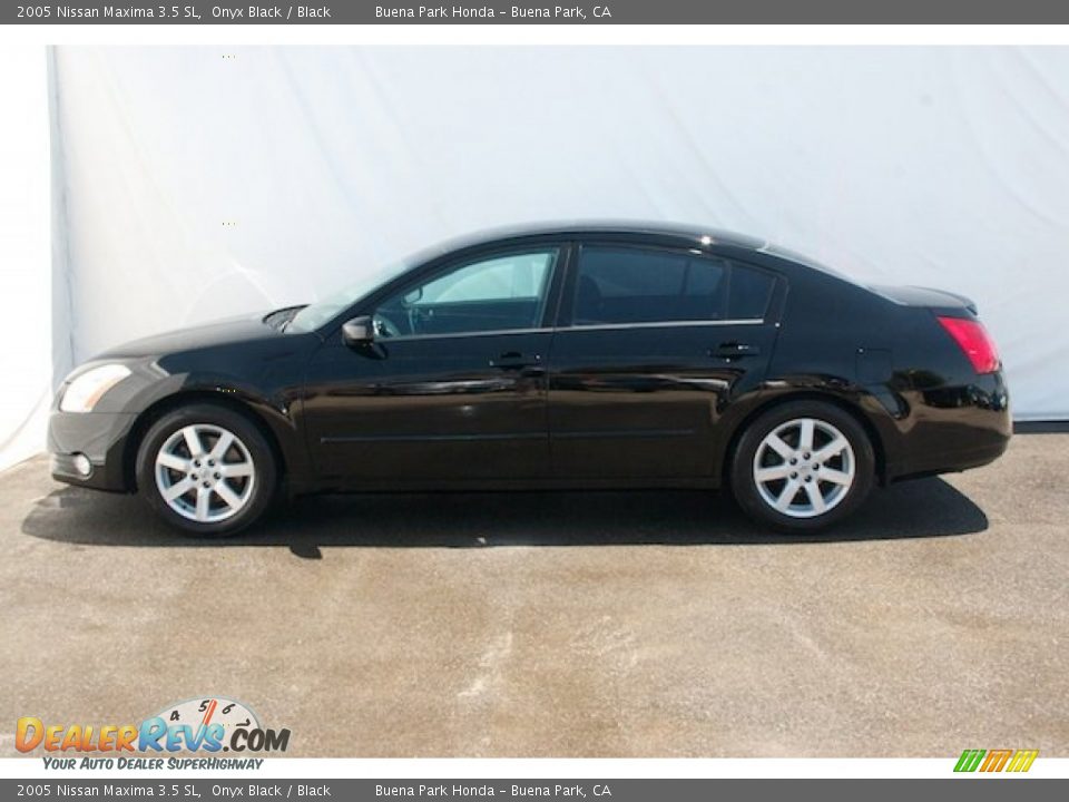 2005 Nissan Maxima 3.5 SL Onyx Black / Black Photo #8