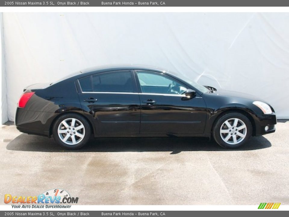 2005 Nissan Maxima 3.5 SL Onyx Black / Black Photo #10