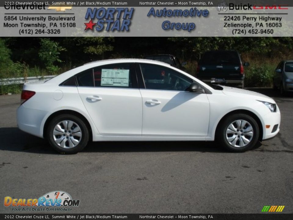 2012 Chevrolet Cruze LS Summit White / Jet Black/Medium Titanium Photo #1