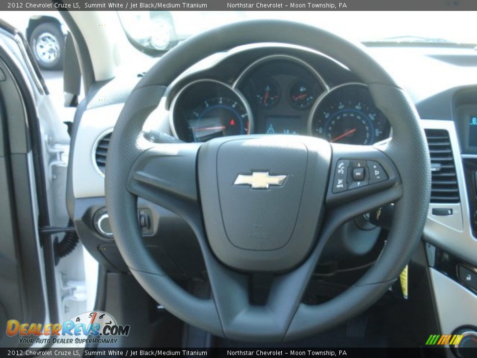 2012 Chevrolet Cruze LS Summit White / Jet Black/Medium Titanium Photo #18