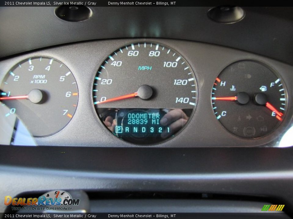 2011 Chevrolet Impala LS Silver Ice Metallic / Gray Photo #10
