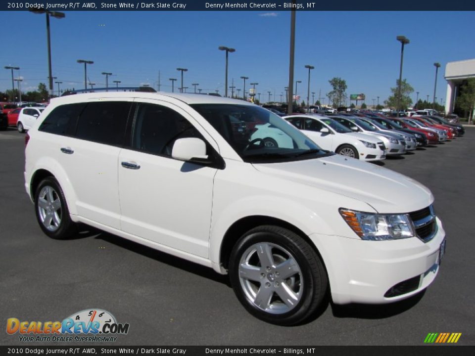 Stone White 2010 Dodge Journey R/T AWD Photo #1