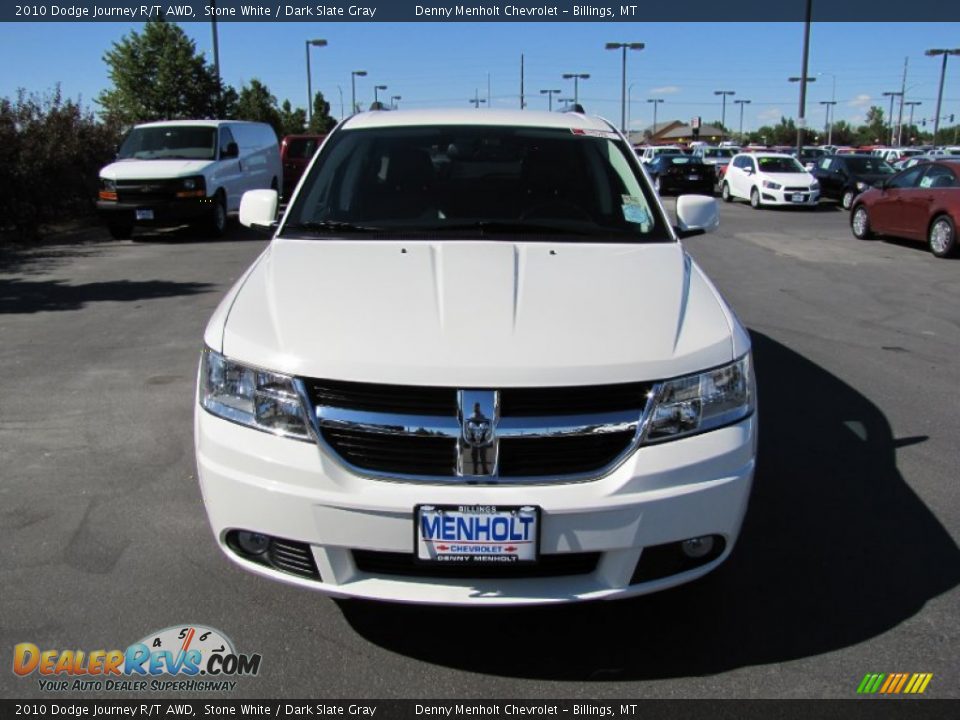 2010 Dodge Journey R/T AWD Stone White / Dark Slate Gray Photo #2