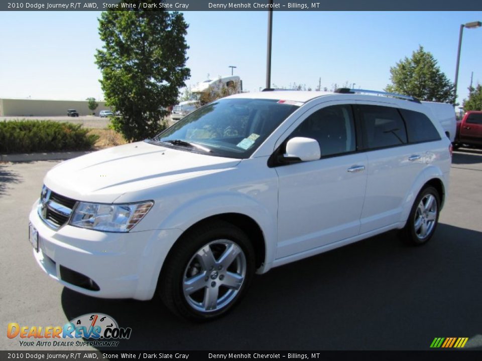 2010 Dodge Journey R/T AWD Stone White / Dark Slate Gray Photo #3