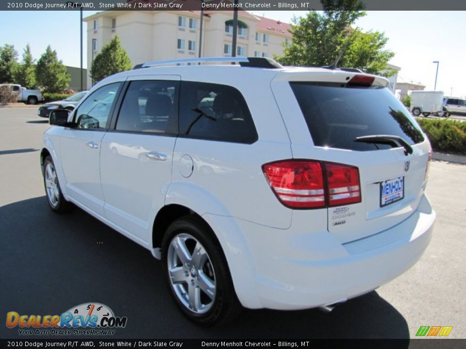 2010 Dodge Journey R/T AWD Stone White / Dark Slate Gray Photo #5