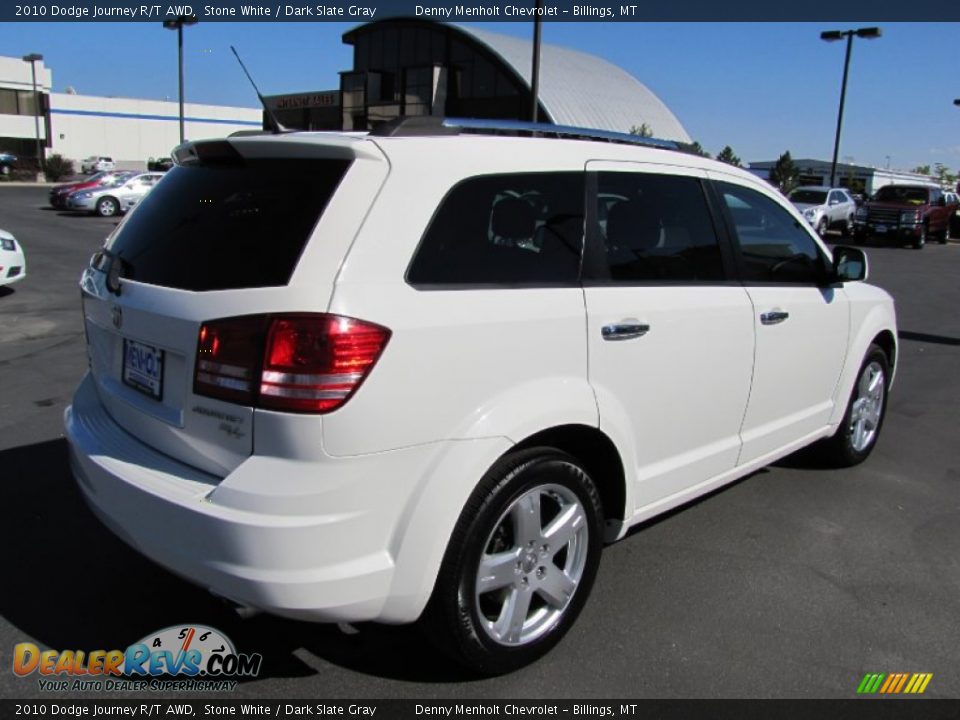 2010 Dodge Journey R/T AWD Stone White / Dark Slate Gray Photo #7