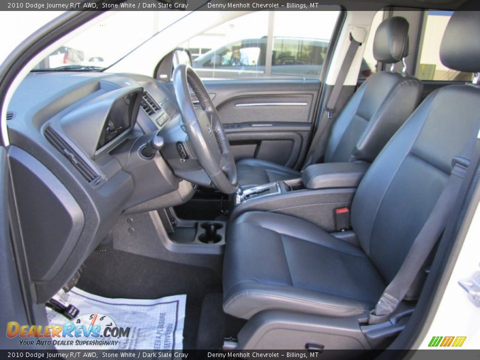 Front Seat of 2010 Dodge Journey R/T AWD Photo #8