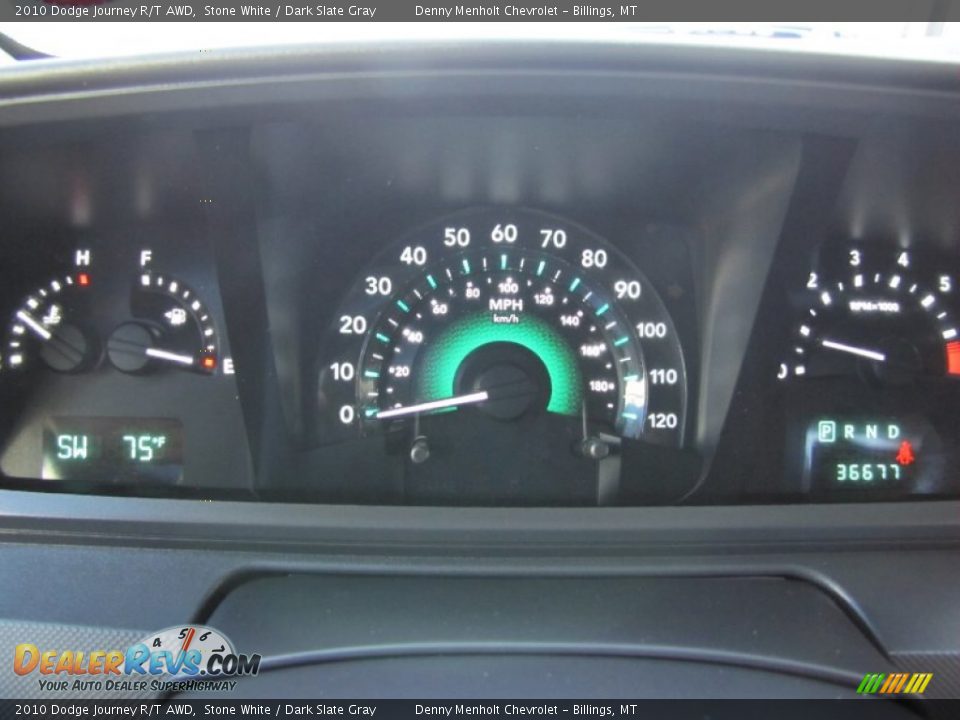 2010 Dodge Journey R/T AWD Gauges Photo #10