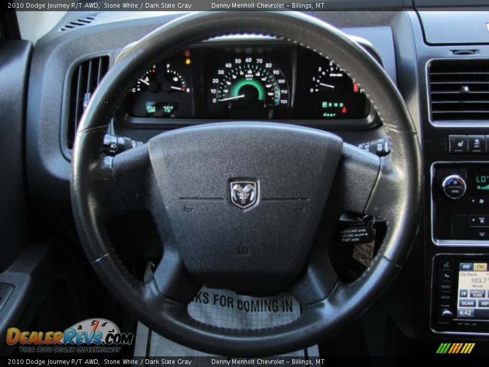 2010 Dodge Journey R/T AWD Steering Wheel Photo #11