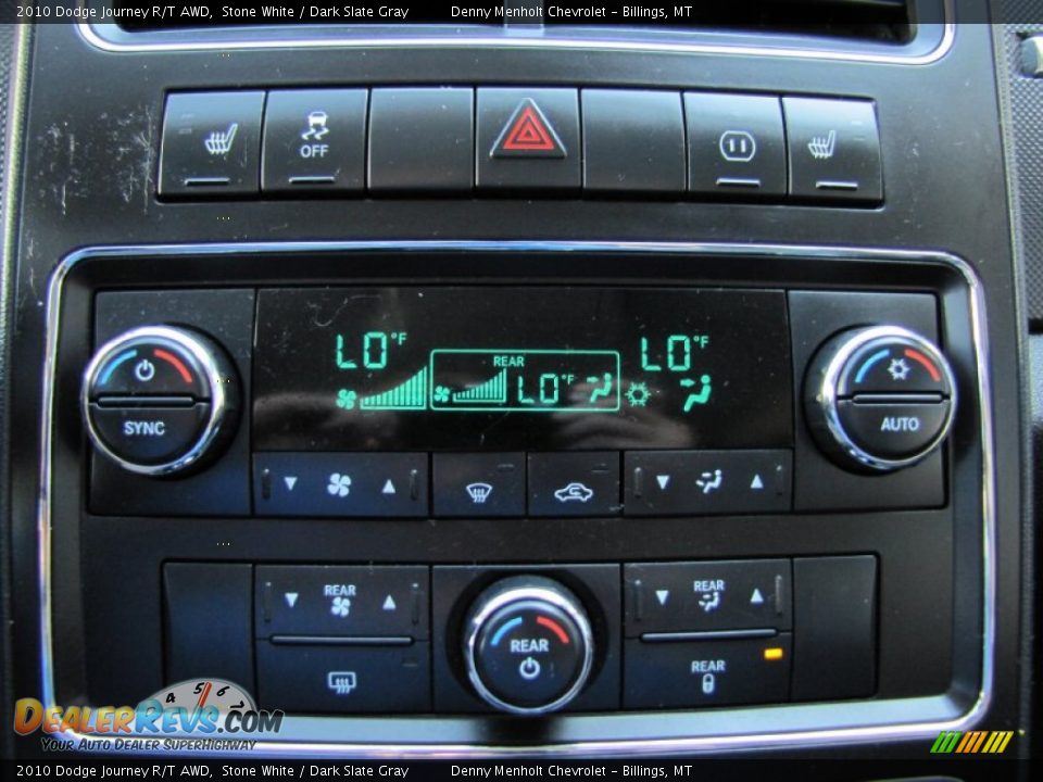 Controls of 2010 Dodge Journey R/T AWD Photo #17