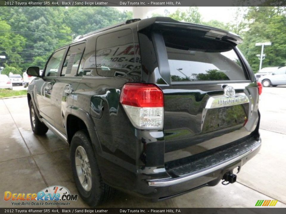 2012 Toyota 4Runner SR5 4x4 Black / Sand Beige Leather Photo #4