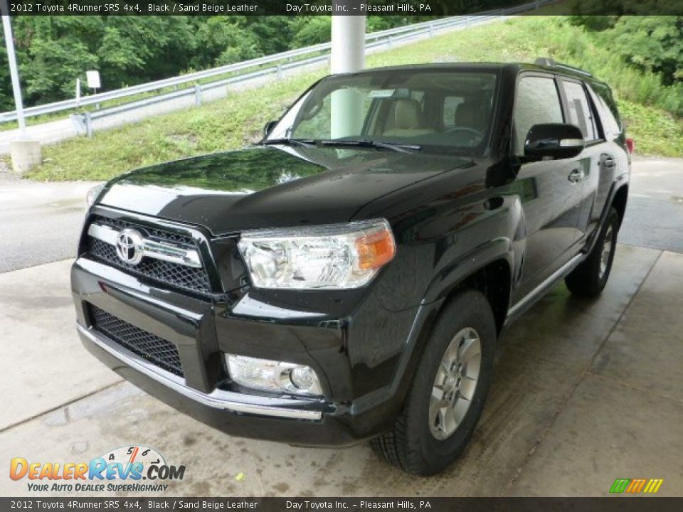 2012 Toyota 4Runner SR5 4x4 Black / Sand Beige Leather Photo #5