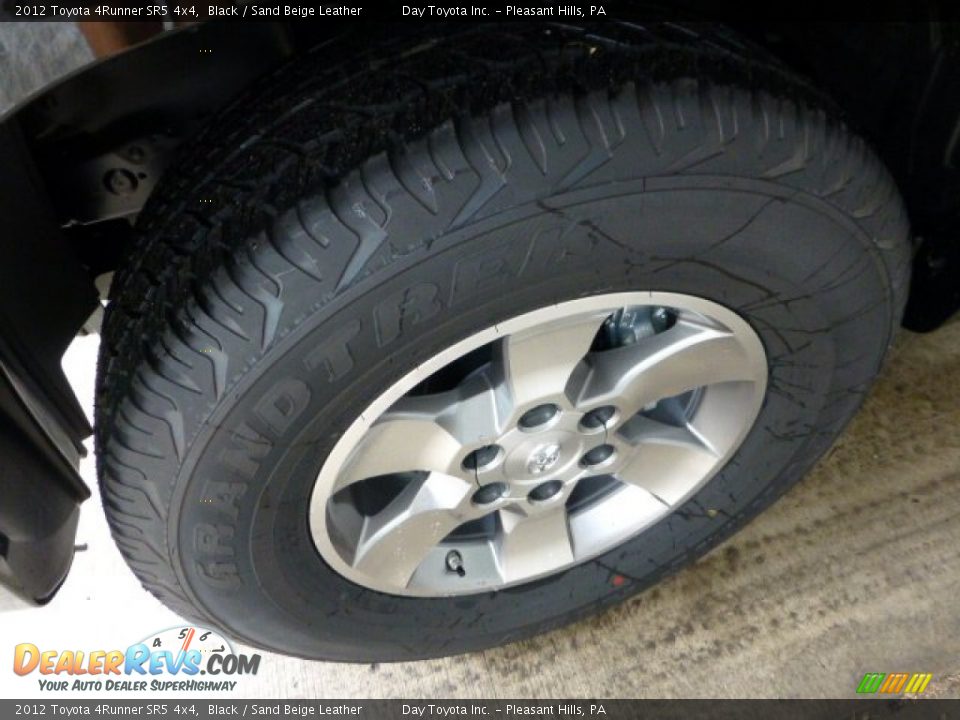 2012 Toyota 4Runner SR5 4x4 Black / Sand Beige Leather Photo #7