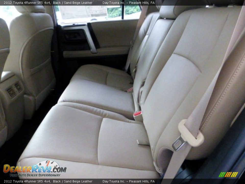 2012 Toyota 4Runner SR5 4x4 Black / Sand Beige Leather Photo #9