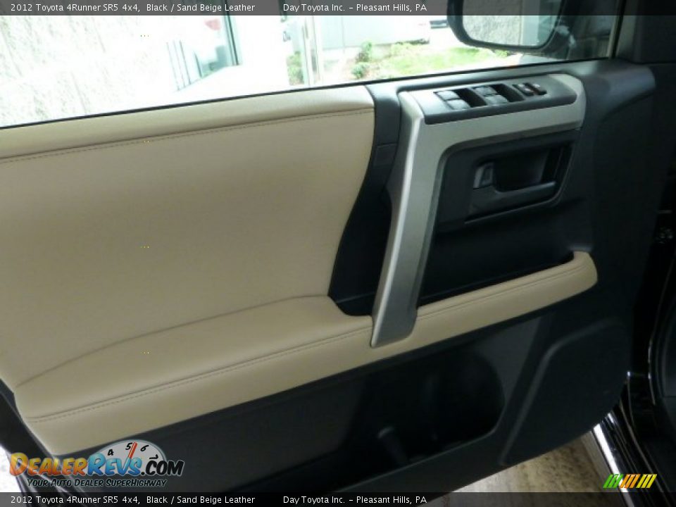 2012 Toyota 4Runner SR5 4x4 Black / Sand Beige Leather Photo #11