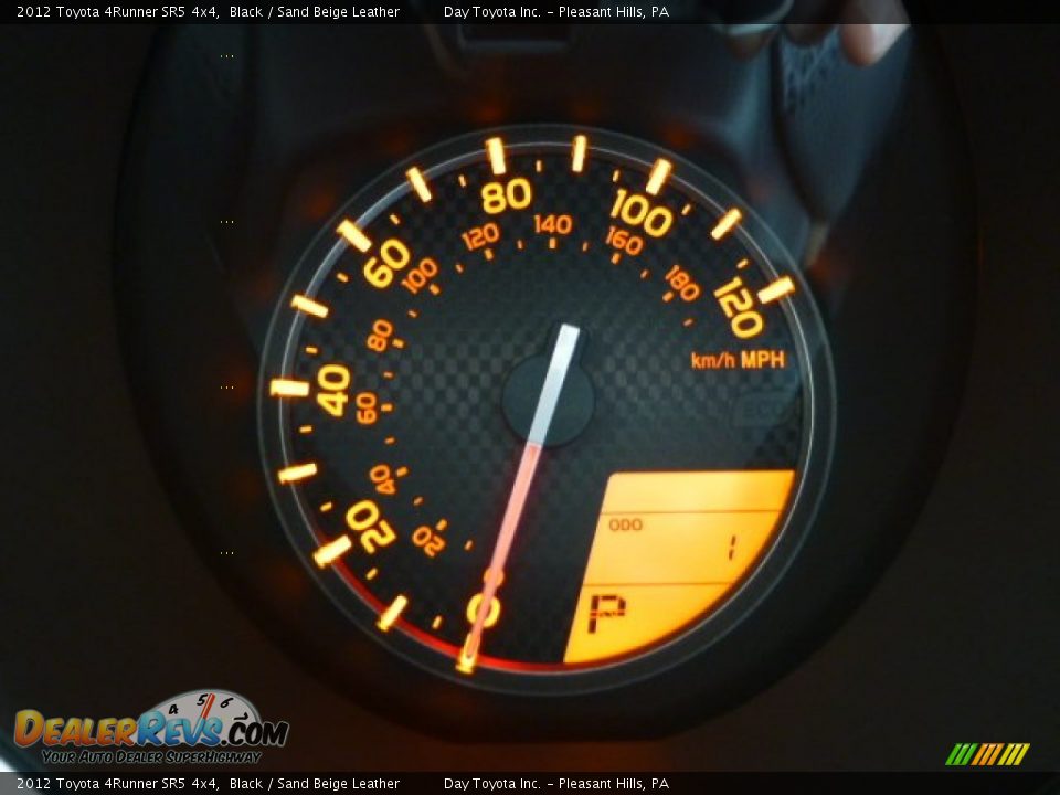 2012 Toyota 4Runner SR5 4x4 Black / Sand Beige Leather Photo #14