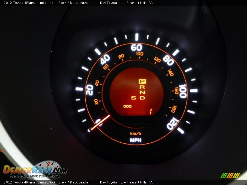 2012 Toyota 4Runner Limited 4x4 Black / Black Leather Photo #14